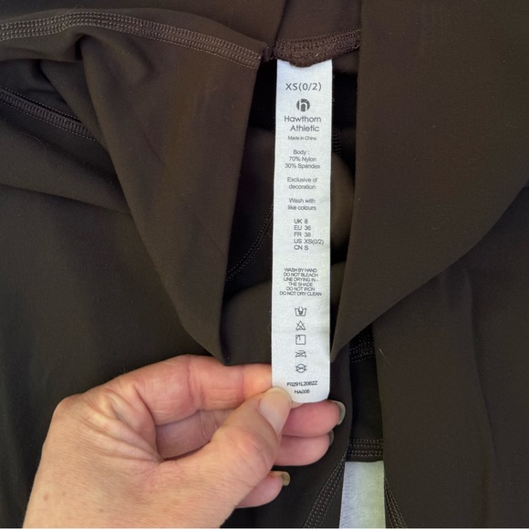 Hawthorn Athletic Dark Olive High-Rise High-Waisted Leggings size XS - Picture 9 of 12